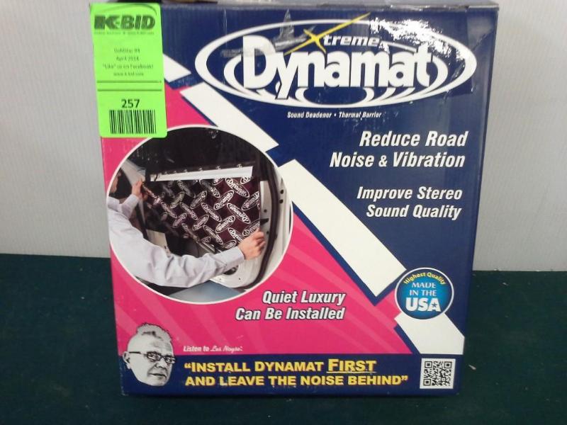 lot 257 image: Dynamat, sound deadenerthermal bar...