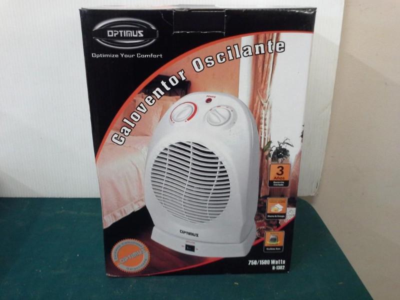 lot 262 image: OPTIMUS, oscillator fan heater. Bid...