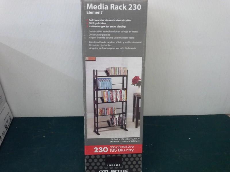 lot 268 image: ATLANTIC, media rack 230. Bidder is...