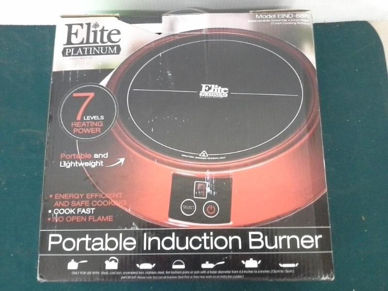 lot 269 image: Elite, portable induction burner. B...