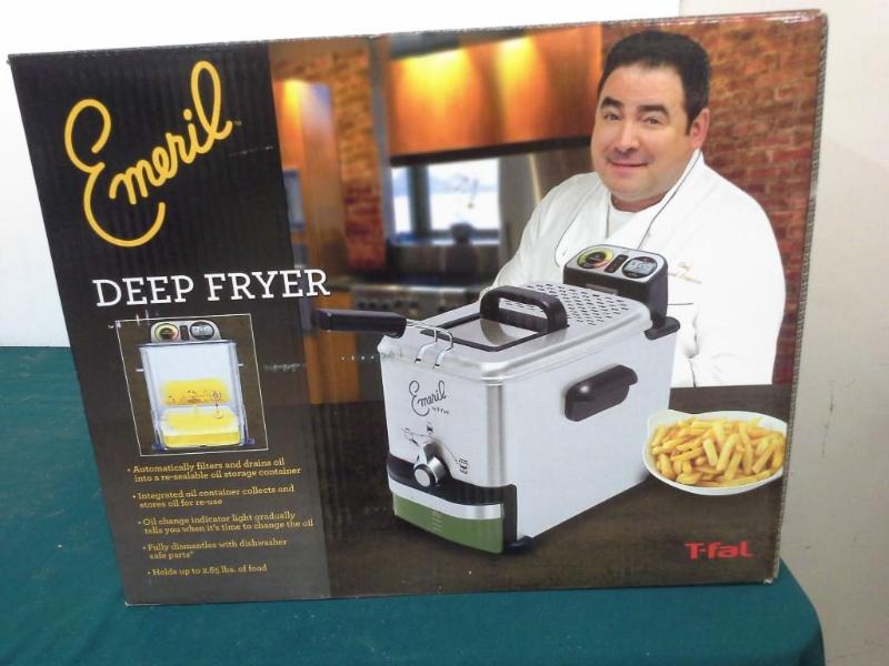 lot 275 image: T-FAL, Emeril, deep fryer. Bidder i...