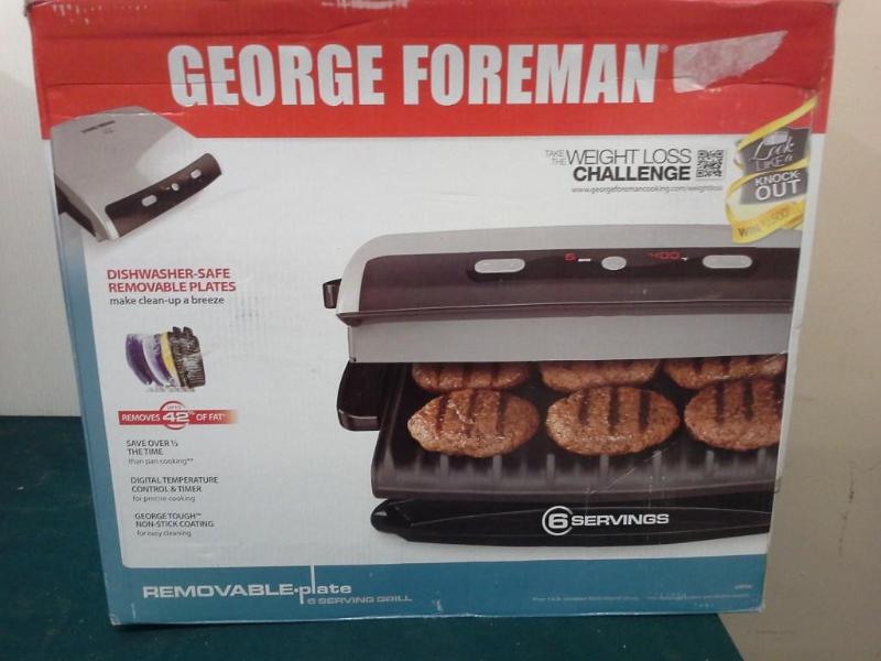 lot 277 image: GEORGE FOREMAN, 6 serving grill. Bi...
