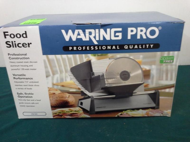 lot 279 image: WARING PRO, Fss155, food slicer. Bi...