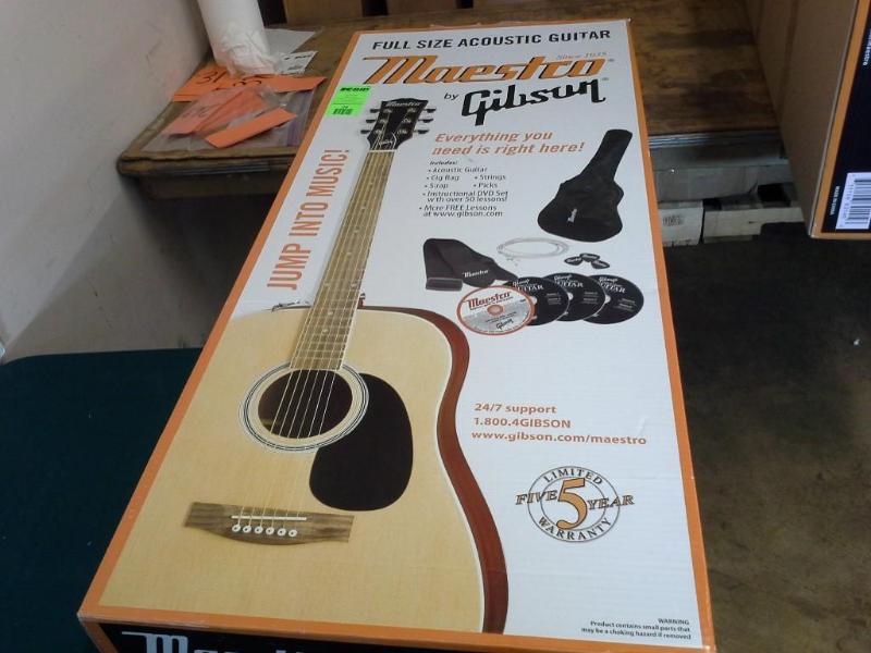 lot 28 image: Gibson Maestro Full Size Acoustic G...