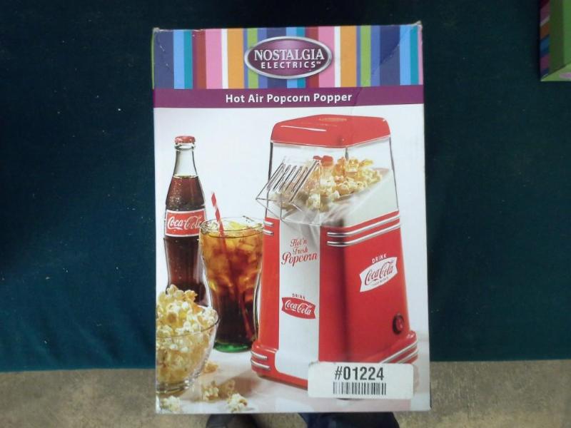 lot 282 image: NOSTALGIA ELECTRIC, hot air popcorn...