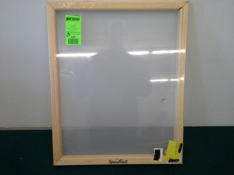 lot 329 image: Canvas, frame wall sconce.