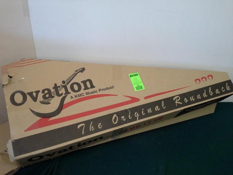 lot 331 image: OVATION acoustic-electric guitar.