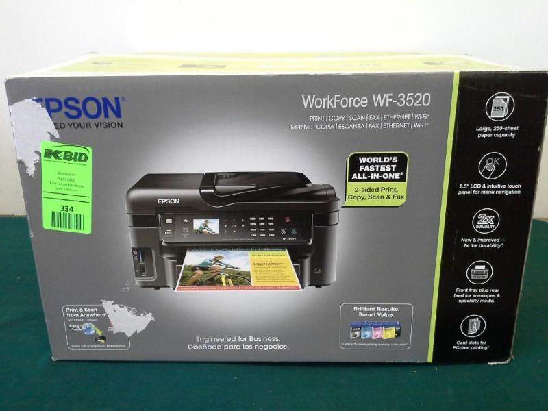 lot 334 image: EPSON, WF-3520