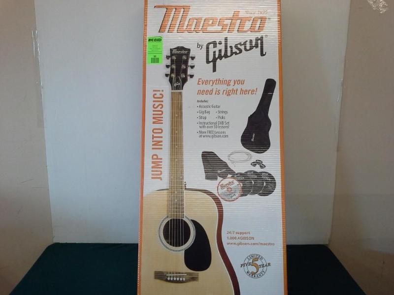 lot 35 image: Gibson Maestro Full Size Acoustic G...