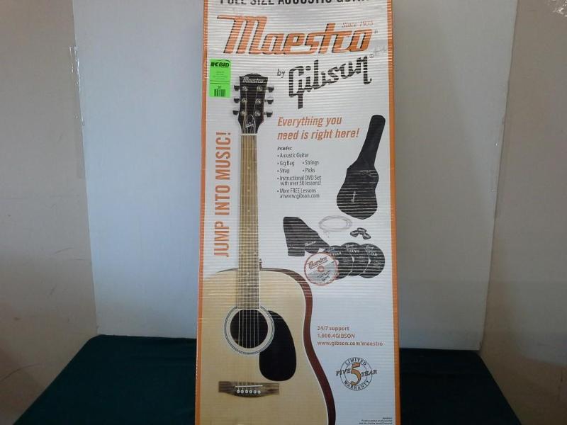 lot 37 image: Gibson Maestro Full Size Acoustic G...