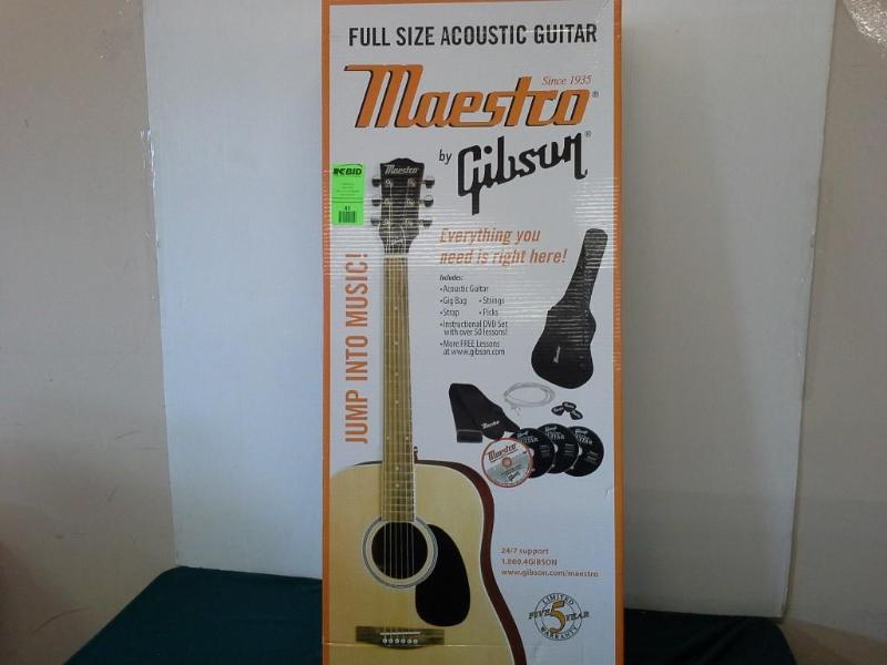 lot 43 image: Gibson Maestro Full Size Acoustic G...