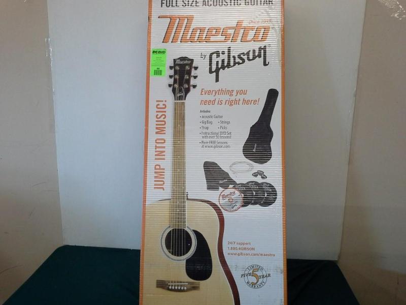 lot 44 image: Gibson Maestro Full Size Acoustic G...