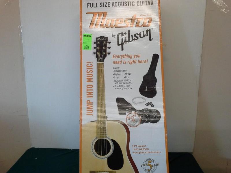 lot 45 image: Gibson Maestro Full Size Acoustic G...