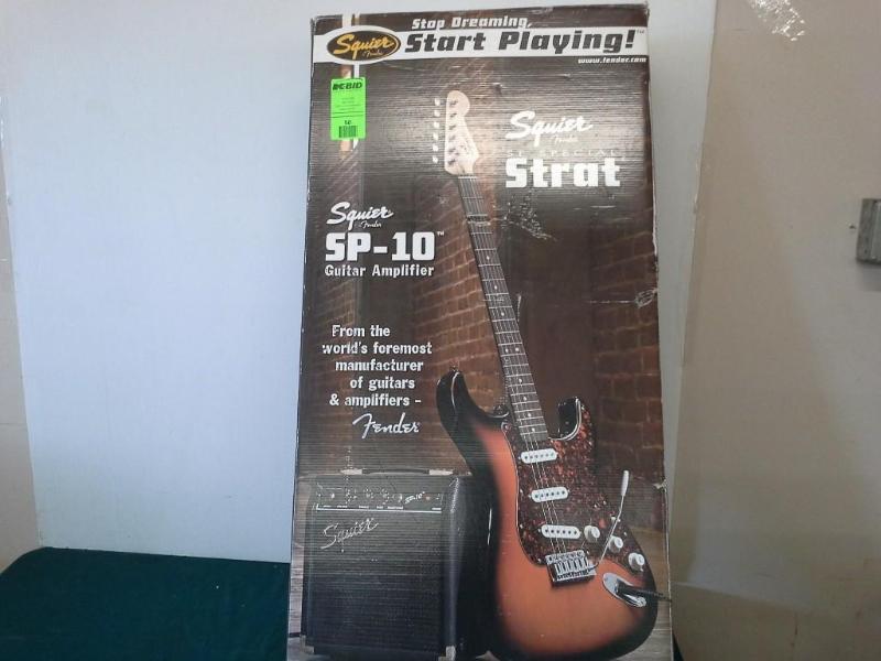 lot 50 image: Fender Squier SE Special Strat &...