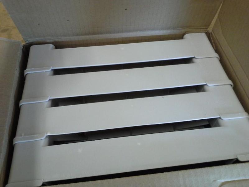 lot 55 image: Sterilite 4 Shelf Unit, Light Plati...