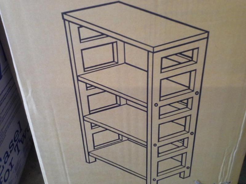lot 58 image: Winsome Leo Storage Shelf, Espres...