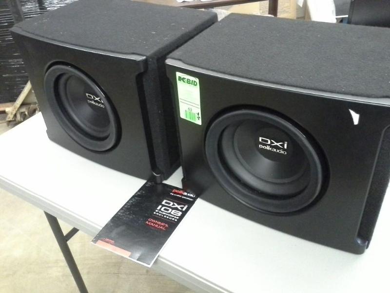 lot 63 image: (2) piece lot - Polkaudio DXi108 En...
