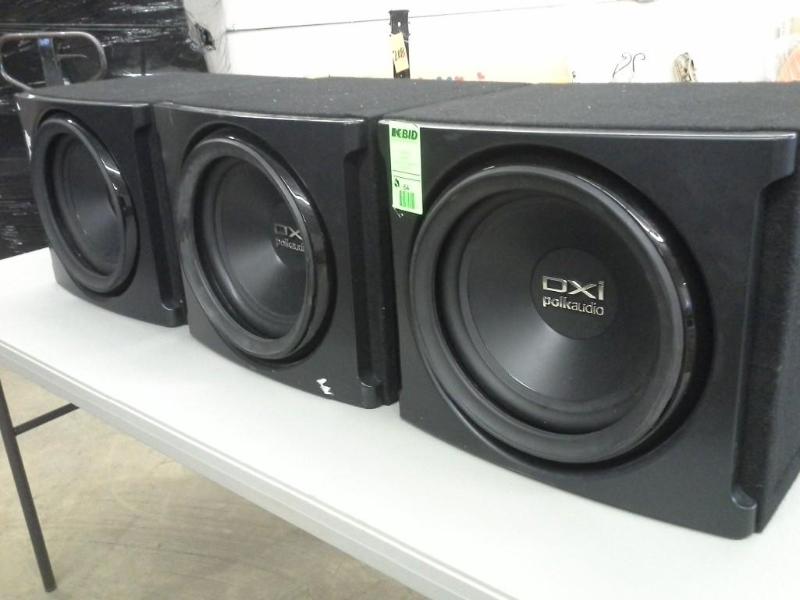 lot 64 image: (3) piece lot - Polkaudio DXi112 En...