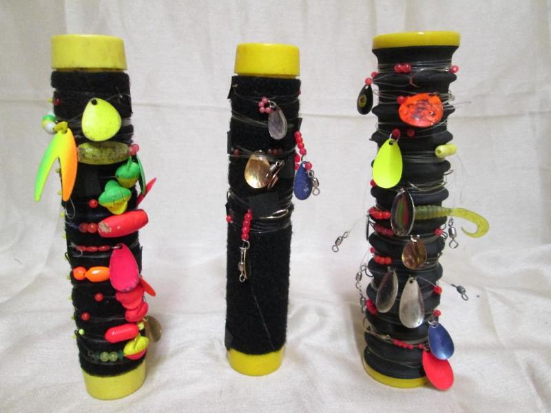 lot 62 image: 3 spools of northern and walleye sp...