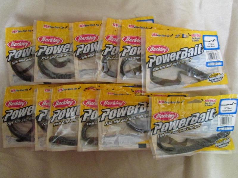 lot 68 image: Lot of 12 Berkley PowerBait. 12 pow...