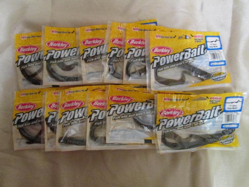 lot 69 image: Lot of 12 Berkley PowerBait. 12 pow...