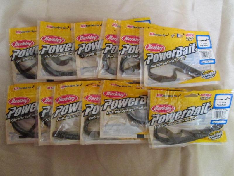 lot 72 image: Lot of 12 Berkley PowerBait. 12 pow...