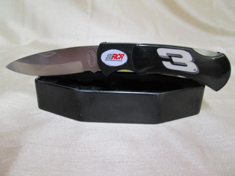 lot 74 image: Dale Earnhardt, Sr. folding knife w...
