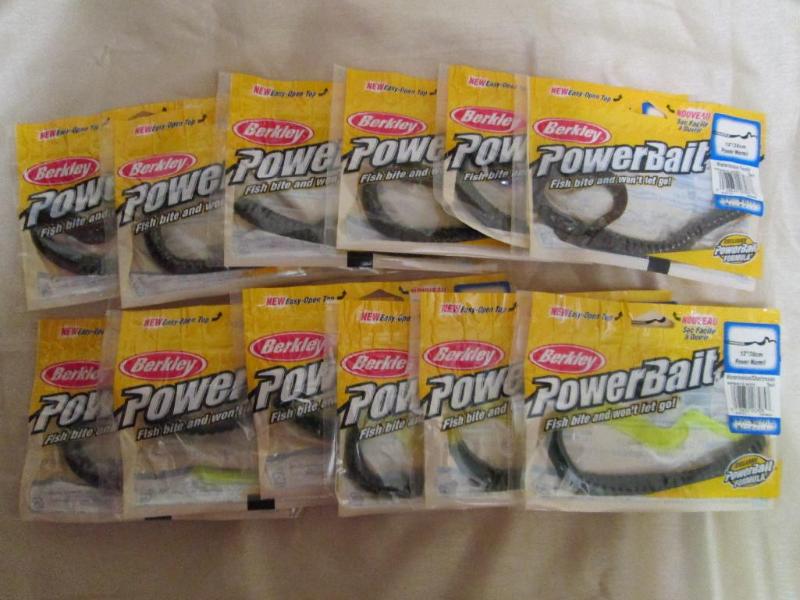 lot 76 image: Lot of 12 Berkley PowerBait. 12 pow...