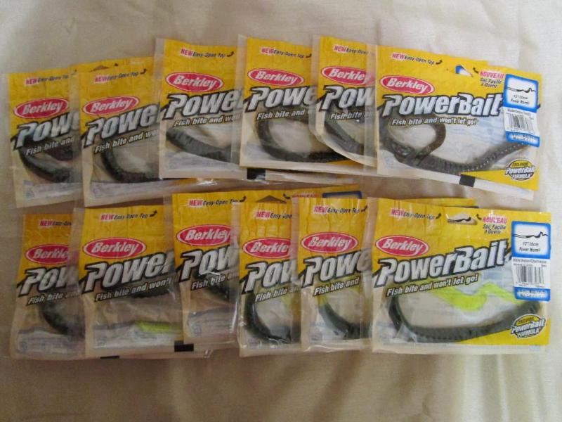 lot 77 image: Lot of 12 Berkley PowerBait. 12 pow...
