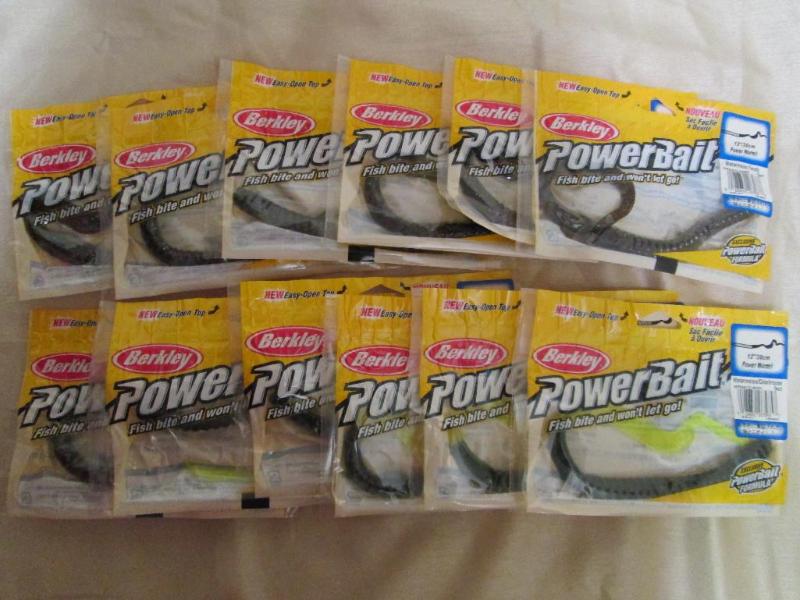 lot 78 image: Lot of 12 Berkley PowerBait. 12 pow...
