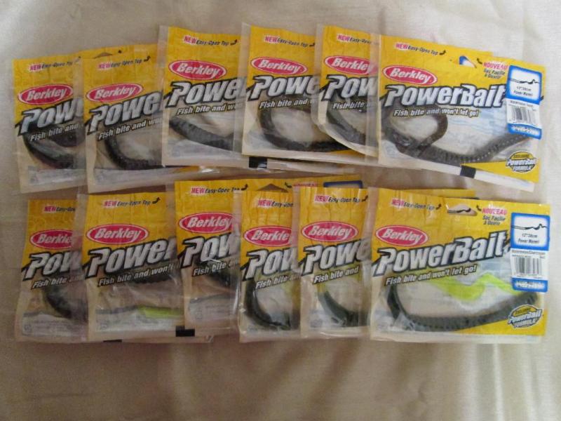 lot 79 image: Lot of 12 Berkley PowerBait. 12 pow...