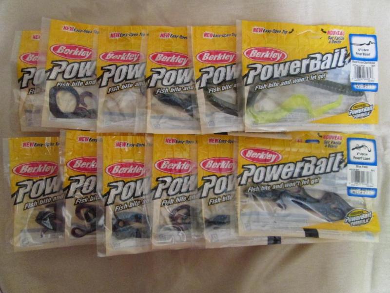 lot 80 image: Lot of 12 Berkley PowerBait. 12 pow...