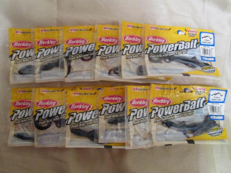 lot 88 image: Lot of 12 Berkley PowerBait. 8 powe...