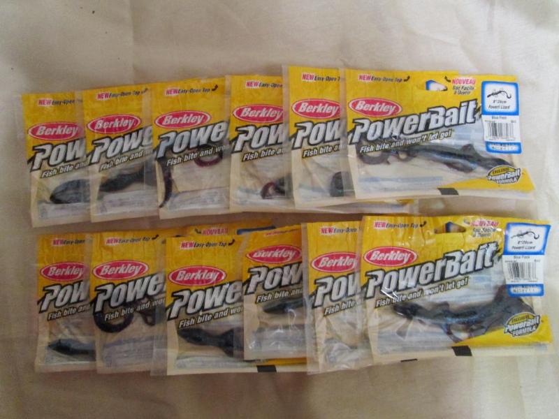 lot 92 image: Lot of 12 Berkley PowerBait. 8 powe...