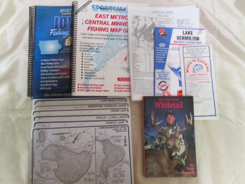 lot 97 image: Various Minnesota and Iowa lake map...