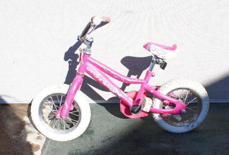 lot 32 image: Gary fisher Girls Bike. Pink with 1...