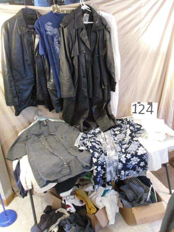 lot 124 image: LARGE Lot of Assorted Clothing. Sty...