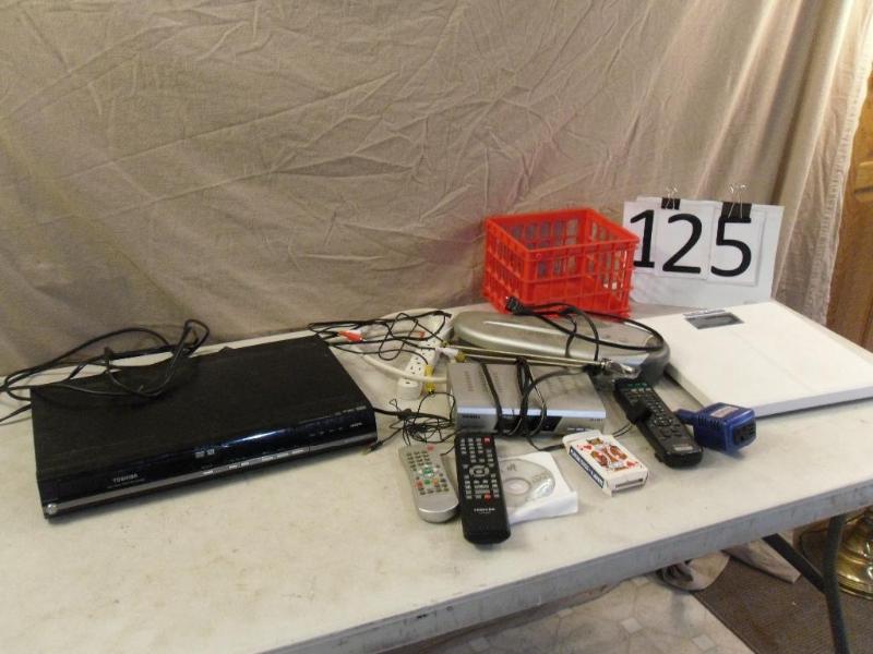 lot 125 image: Lot of Assorted Electronics. Toshib...