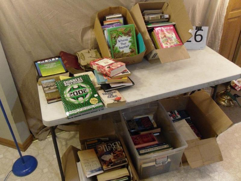 lot 126 image: Large Lot of Assorted Books. Kids a...