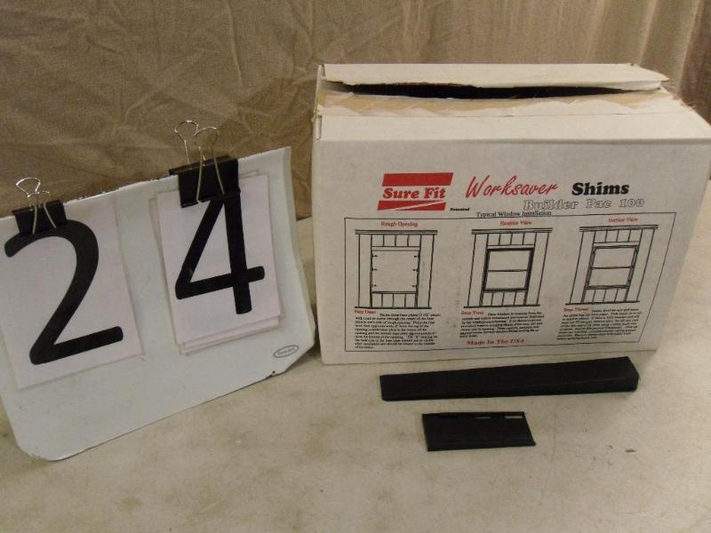 lot 24 image: Sure FitWorksaverShims. 100 pc Buil...