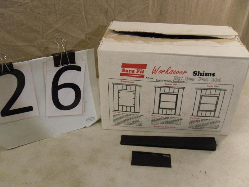 lot 26 image: Sure FitWorksaverShims. 100 pc Buil...