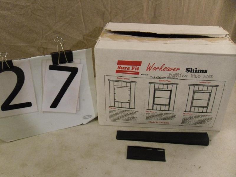 lot 27 image: Sure FitWorksaverShims. 100 pc Buil...