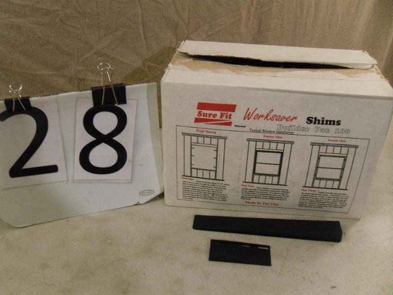 lot 28 image: Sure FitWorksaverShims. 100 pc Buil...
