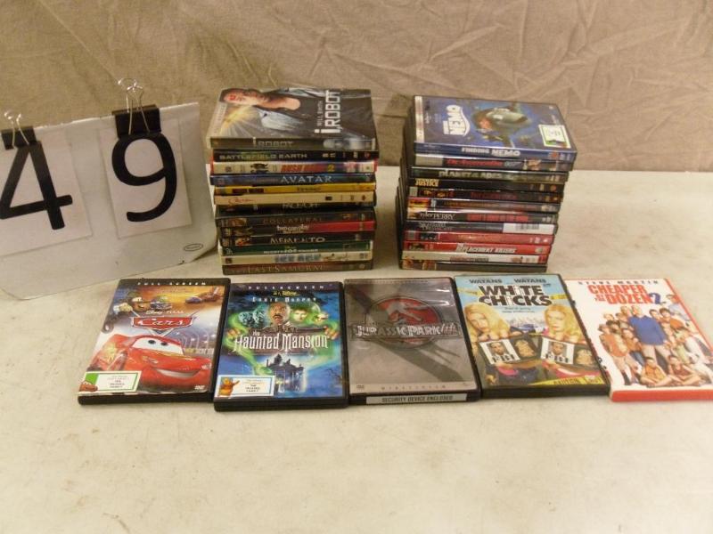 lot 49 image: Large Lot of 30 DVDS. See pics for ...
