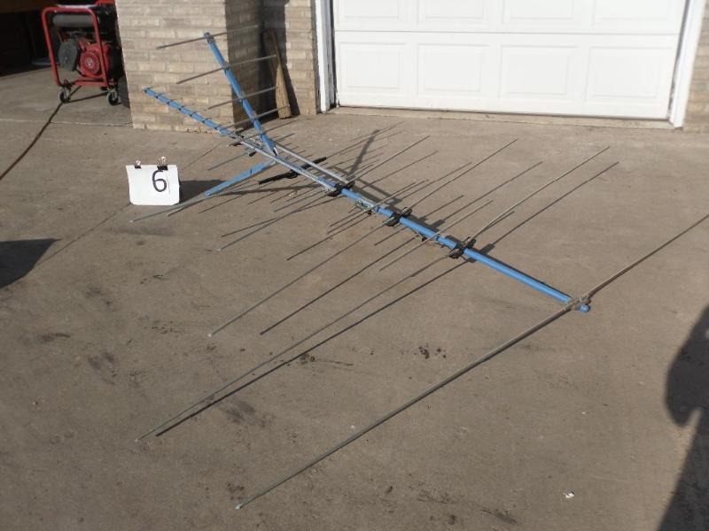 lot 6 image: Large TV antenna. Made of mostly al...