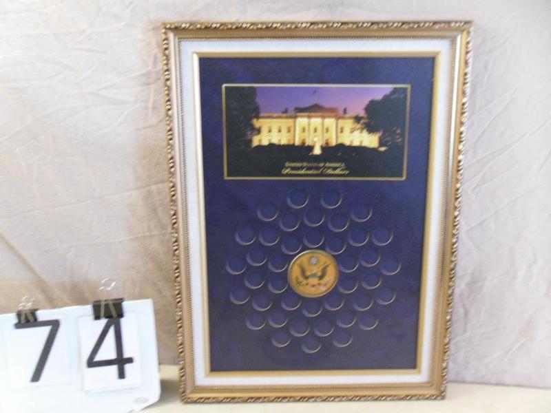 lot 74 image: BeautifulPresidential DollarsCollec...