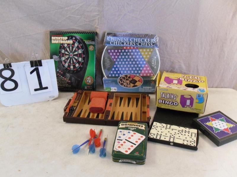 lot 81 image: 2 Sets of Dominos, Talking Bingo, B...
