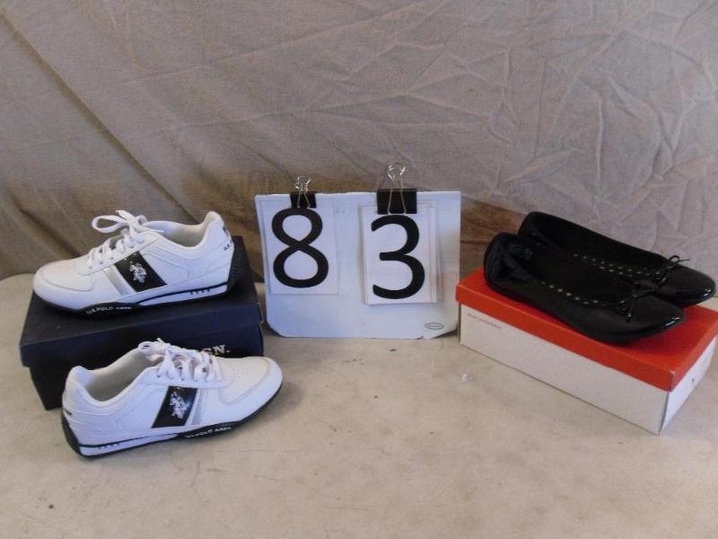 lot 83 image: 2 Pair of New Womens Shoes Size 7. ...