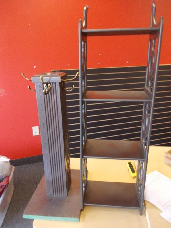 Vintage 4-Tier Shelf, Display Stand...
