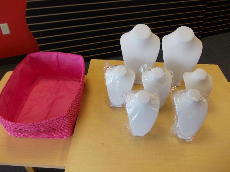 Lot Of 7-Assorted White Displays, I...